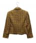 VERSACE (ヴェルサーチェ) メデューサボタンツイードジャケット イエロー サイズ:28/42：8000円