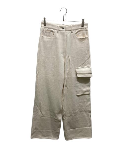 ELIN（エリン）ELIN (エリン) ワイドカーゴパンツ アイボリー サイズ:38の古着・服飾アイテム