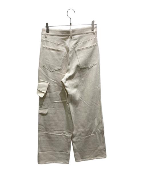 ELIN（エリン）ELIN (エリン) ワイドカーゴパンツ アイボリー サイズ:38の古着・服飾アイテム