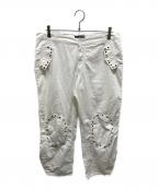 DOLCE & GABBANA Basicドルチェガッバーナベーシック）の古着「スタッズパンツ」｜ホワイト
