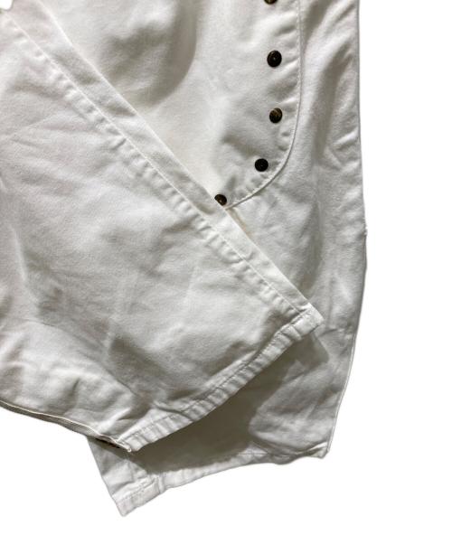 DOLCE & GABBANA Basic（ドルチェガッバーナベーシック）DOLCE & GABBANA Basic (ドルチェガッバーナベーシック) スタッズパンツ ホワイト サイズ:46の古着・服飾アイテム