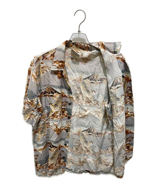 KENNINGTON（ケニントン）KENNINGTON (ケニントン) アロハシャツ グレー サイズ:Lの古着・服飾アイテム