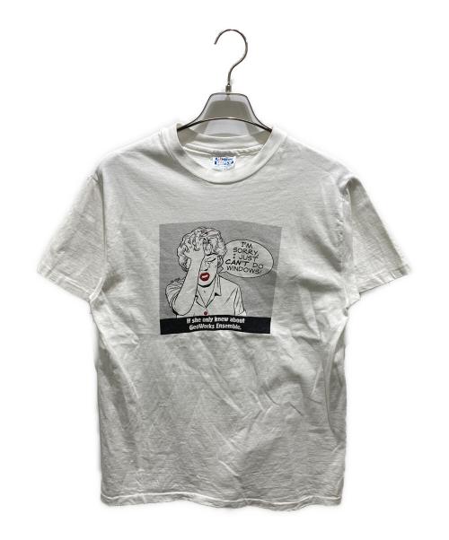 Hanes（ヘインズ）Hanes (ヘインズ) プリントTシャツ ホワイト サイズ:Lの古着・服飾アイテム