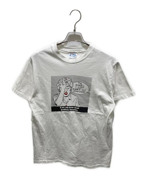 Hanes（ヘインズ）Hanes (ヘインズ) プリントTシャツ ホワイト サイズ:Lの古着・服飾アイテム
