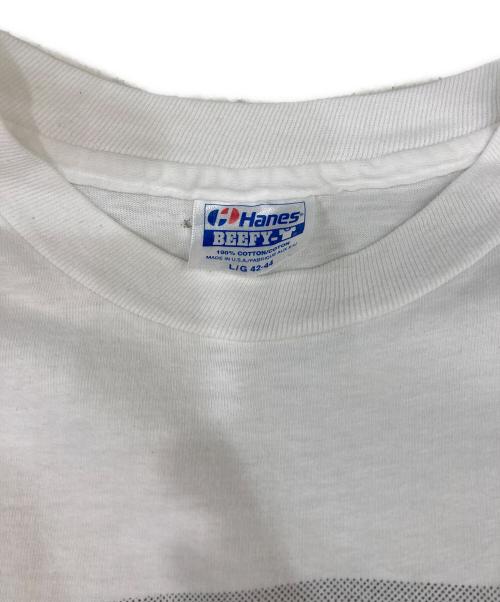 Hanes（ヘインズ）Hanes (ヘインズ) プリントTシャツ ホワイト サイズ:Lの古着・服飾アイテム