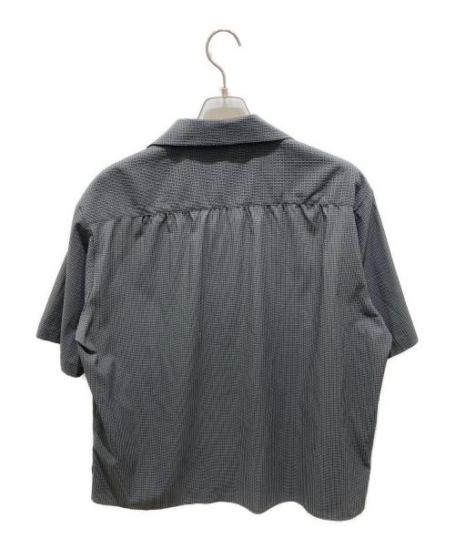 JOURNAL STANDARD relume（ジャーナルスタンダード レリューム）JOURNAL STANDARD relume (ジャーナルスタンダード レリューム) ドットエア シャンブレーサッカー オープンカラーシャツ グレー サイズ:Lの古着・服飾アイテム