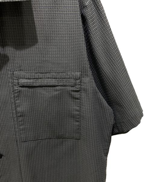 JOURNAL STANDARD relume（ジャーナルスタンダード レリューム）JOURNAL STANDARD relume (ジャーナルスタンダード レリューム) ドットエア シャンブレーサッカー オープンカラーシャツ グレー サイズ:Lの古着・服飾アイテム