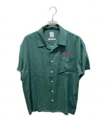 Liberaiders×destination unknown（リベレイダース×-）の古着「CNG RICKSHAW RAYON S/S SHIRT」｜グリーン