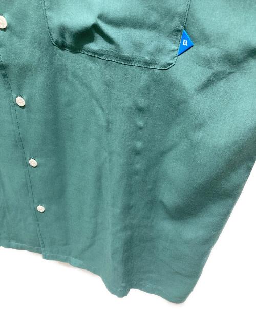 Liberaiders（リベレイダース）Liberaiders (リベレイダース) destination unknown (-) CNG RICKSHAW RAYON S/S SHIRT グリーン サイズ:Lの古着・服飾アイテム