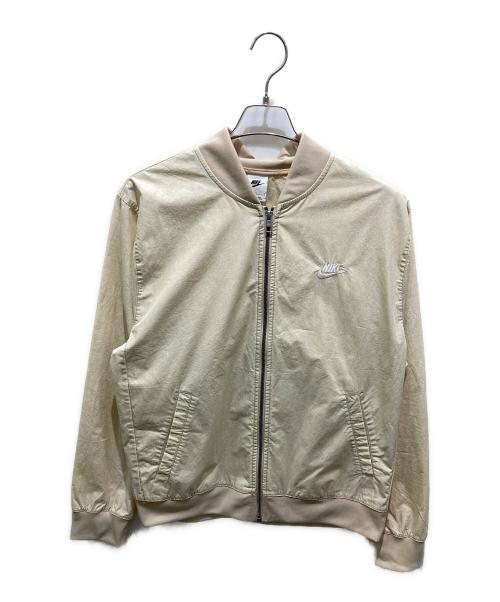 NIKE（ナイキ）NIKE (ナイキ) NLINED WOVEN BOMBER JACKET ベージュ サイズ:Lの古着・服飾アイテム