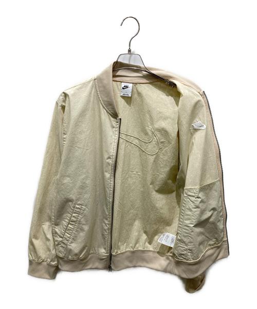 NIKE（ナイキ）NIKE (ナイキ) NLINED WOVEN BOMBER JACKET ベージュ サイズ:Lの古着・服飾アイテム