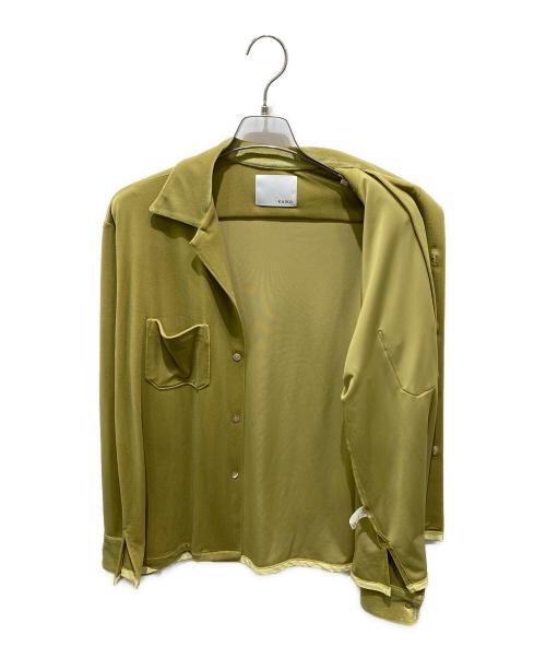 kaiko（カイコー）kaiko (カイコー) オープンカラーシャツ イエロー サイズ:2の古着・服飾アイテム