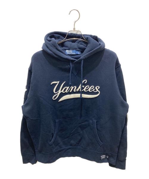 POLO RALPH LAUREN（ポロ・ラルフローレン）POLO RALPH LAUREN (ポロ・ラルフローレン) プルオーバーパーカー ネイビー サイズ:Lの古着・服飾アイテム