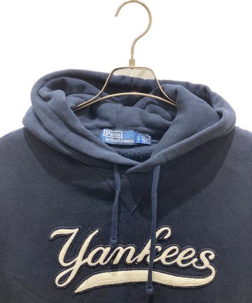 POLO RALPH LAUREN（ポロ・ラルフローレン）POLO RALPH LAUREN (ポロ・ラルフローレン) プルオーバーパーカー ネイビー サイズ:Lの古着・服飾アイテム