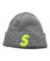 SUPREME（シュプリーム）の古着「S LOGO BEANIE」｜グレー