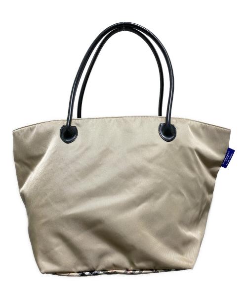 BURBERRY BLUE LABEL（バーバリーロンドンブルーレーベル）BURBERRY BLUE LABEL (バーバリーロンドンブルーレーベル) トートバッグ ベージュの古着・服飾アイテム