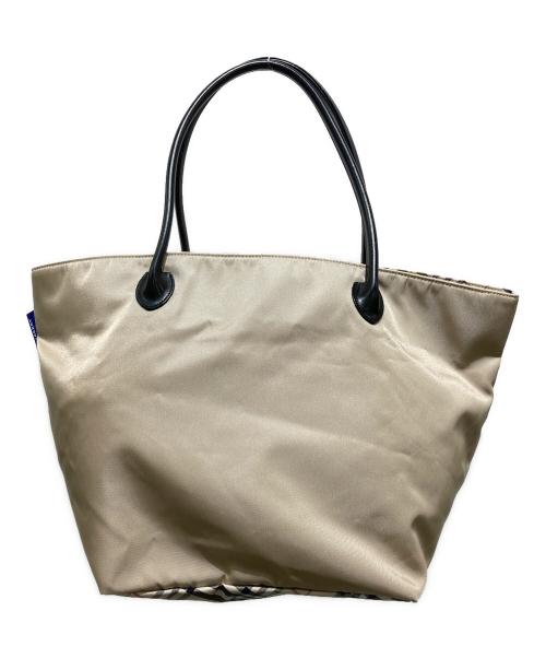 BURBERRY BLUE LABEL（バーバリーロンドンブルーレーベル）BURBERRY BLUE LABEL (バーバリーロンドンブルーレーベル) トートバッグ ベージュの古着・服飾アイテム