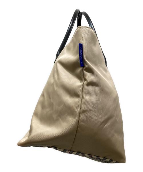 BURBERRY BLUE LABEL（バーバリーロンドンブルーレーベル）BURBERRY BLUE LABEL (バーバリーロンドンブルーレーベル) トートバッグ ベージュの古着・服飾アイテム