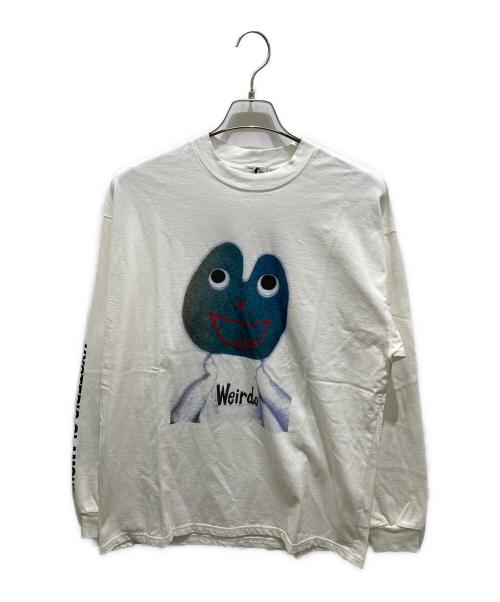 Hysteric Glamour（ヒステリックグラマー）Hysteric Glamour (ヒステリックグラマー) WEIRDO FROG Tシャツ ホワイト サイズ:Lの古着・服飾アイテム