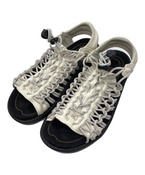 KEEN（キーン）KEEN (キーン) ユニーク ツー オーティー ブラック×ホワイト サイズ:24の古着・服飾アイテム