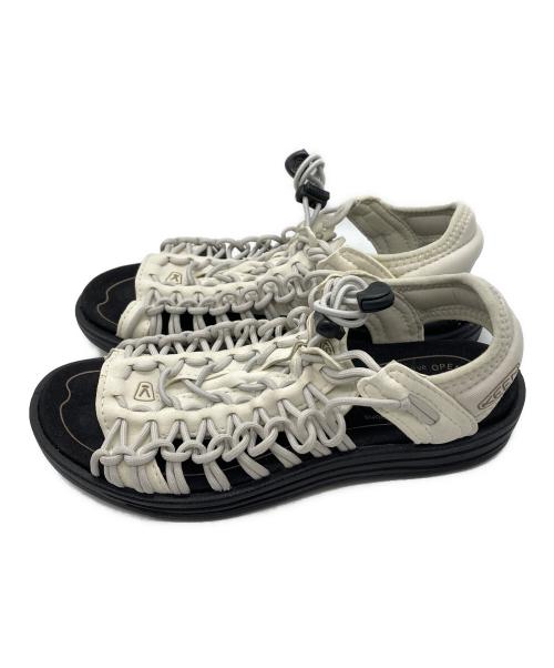 KEEN（キーン）KEEN (キーン) ユニーク ツー オーティー ブラック×ホワイト サイズ:24の古着・服飾アイテム