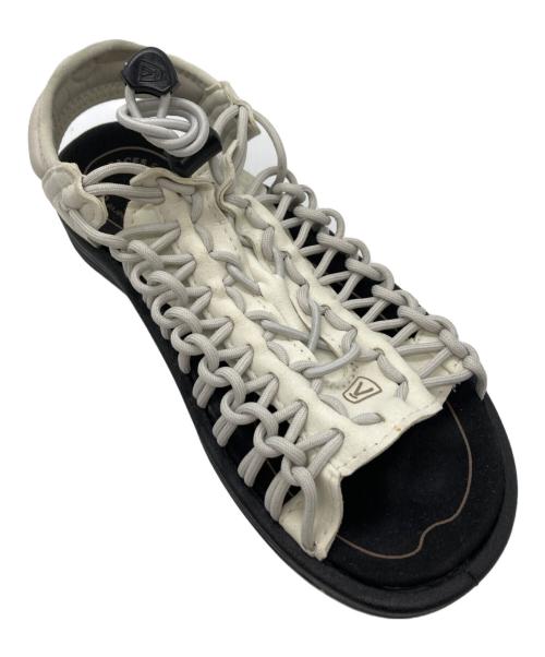KEEN（キーン）KEEN (キーン) ユニーク ツー オーティー ブラック×ホワイト サイズ:24の古着・服飾アイテム