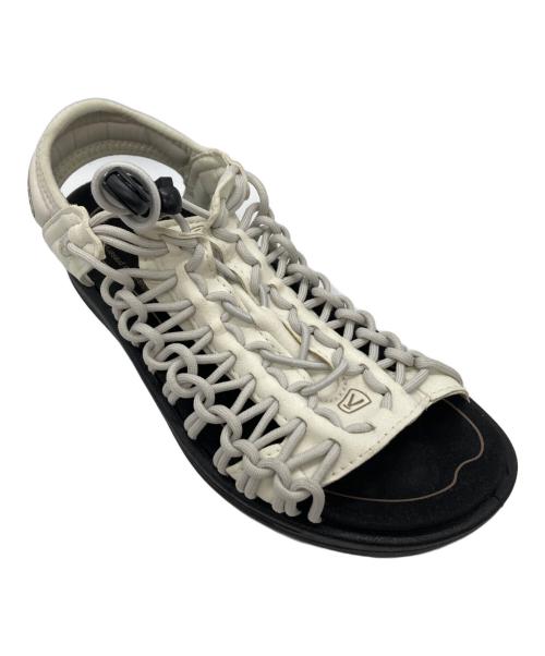 KEEN（キーン）KEEN (キーン) ユニーク ツー オーティー ブラック×ホワイト サイズ:24の古着・服飾アイテム