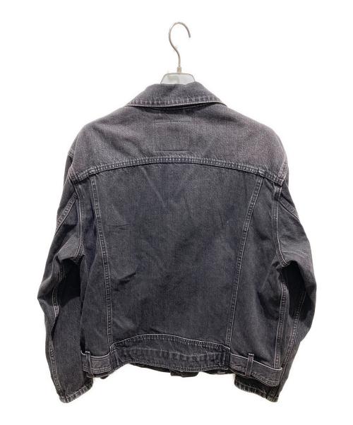 LEVI'S PReMIUM（リーバイス プレミアム）LEVI'S PReMIUM (リーバイスプレミアム) MOTO TRUCKER JACKET ブラック サイズ:Lの古着・服飾アイテム