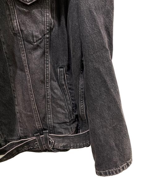 LEVI'S PReMIUM（リーバイス プレミアム）LEVI'S PReMIUM (リーバイスプレミアム) MOTO TRUCKER JACKET ブラック サイズ:Lの古着・服飾アイテム