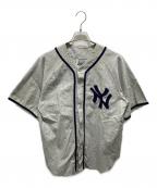 American Pastimesアメリカンパスタイム）の古着「ベースボールシャツ」｜グレー
