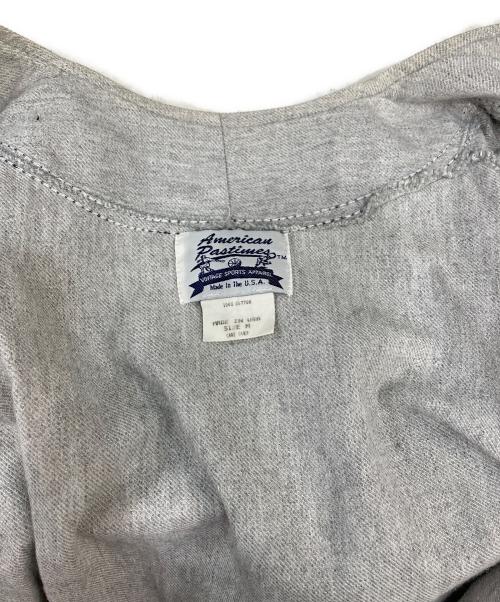 American Pastimes（アメリカンパスタイム）American Pastimes (アメリカンパスタイム) ベースボールシャツ グレー サイズ:Mの古着・服飾アイテム