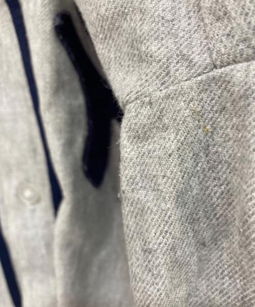 American Pastimes（アメリカンパスタイム）American Pastimes (アメリカンパスタイム) ベースボールシャツ グレー サイズ:Mの古着・服飾アイテム