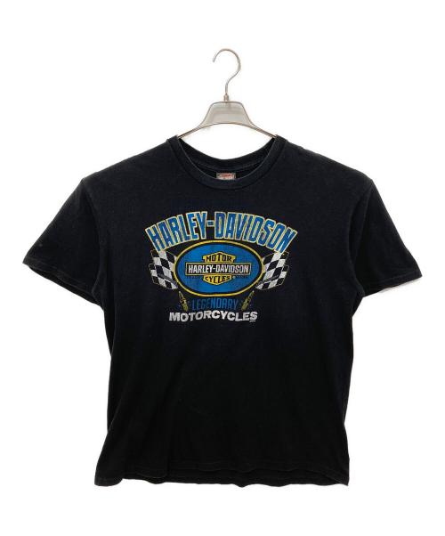 HARLEY-DAVIDSON（ハーレーダビッドソン）HARLEY-DAVIDSON (ハーレーダビッドソン) 半袖Tシャツ ブラック サイズ:XLの古着・服飾アイテム