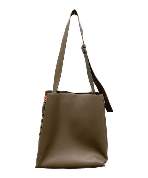 EPOR（エポール）EPOR (エポール) ショルダーバッグ ブラウンの古着・服飾アイテム