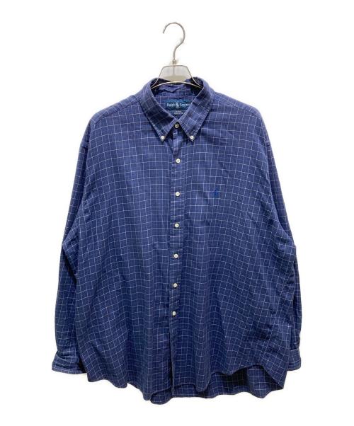 RALPH LAUREN（ラルフローレン）RALPH LAUREN (ラルフローレン) 長袖シャツ ネイビー サイズ:XXLの古着・服飾アイテム