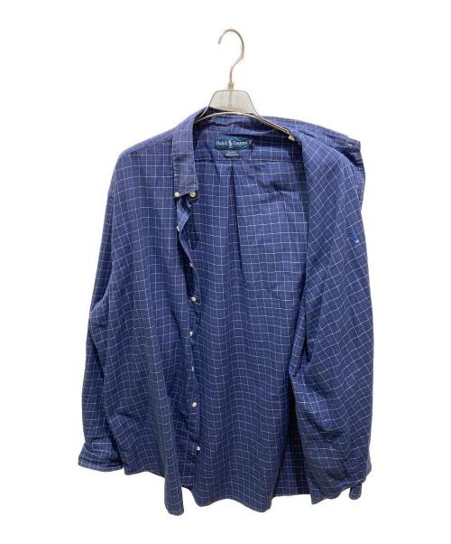 RALPH LAUREN（ラルフローレン）RALPH LAUREN (ラルフローレン) 長袖シャツ ネイビー サイズ:XXLの古着・服飾アイテム
