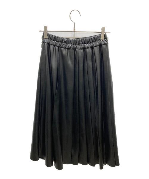 Diagram（ダイアグラム）Diagram (ダイアグラム) ヴィーガンレザースカート ブラック サイズ:36の古着・服飾アイテム