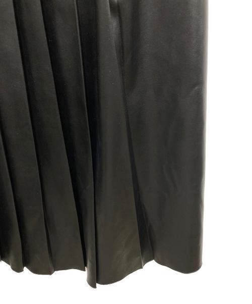 Diagram（ダイアグラム）Diagram (ダイアグラム) ヴィーガンレザースカート ブラック サイズ:36の古着・服飾アイテム