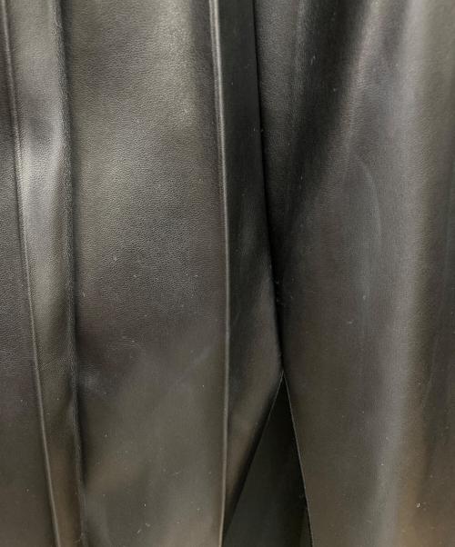 Diagram（ダイアグラム）Diagram (ダイアグラム) ヴィーガンレザースカート ブラック サイズ:36の古着・服飾アイテム