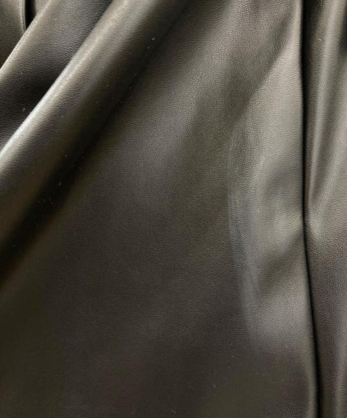 Diagram（ダイアグラム）Diagram (ダイアグラム) ヴィーガンレザースカート ブラック サイズ:36の古着・服飾アイテム