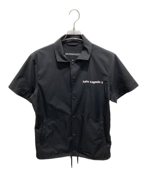 1piu1uguale3（ウノピュウノウグァーレトレ）1piu1uguale3 (ウノピュウノウグァーレトレ) PEANUTS (ピーナッツ) ハーフスリーブコーチジャケット ブラック サイズ:Vの古着・服飾アイテム