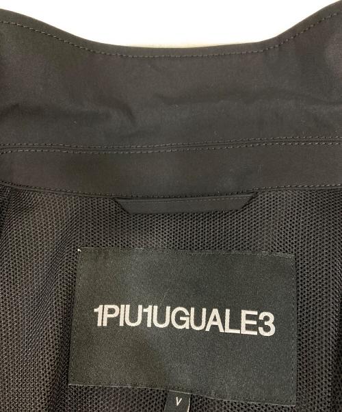 1piu1uguale3（ウノピュウノウグァーレトレ）1piu1uguale3 (ウノピュウノウグァーレトレ) PEANUTS (ピーナッツ) ハーフスリーブコーチジャケット ブラック サイズ:Vの古着・服飾アイテム