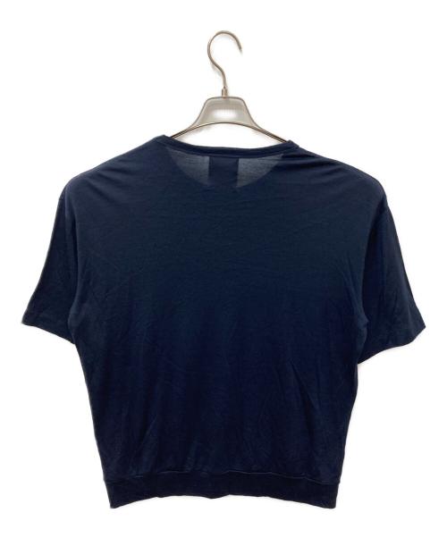 SLOANE（スローン）SLOANE (スローン) ウール天竺ニットＴシャツ ネイビー サイズ:5の古着・服飾アイテム