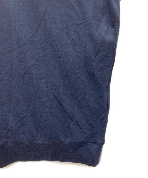 SLOANE（スローン）SLOANE (スローン) ウール天竺ニットＴシャツ ネイビー サイズ:5の古着・服飾アイテム