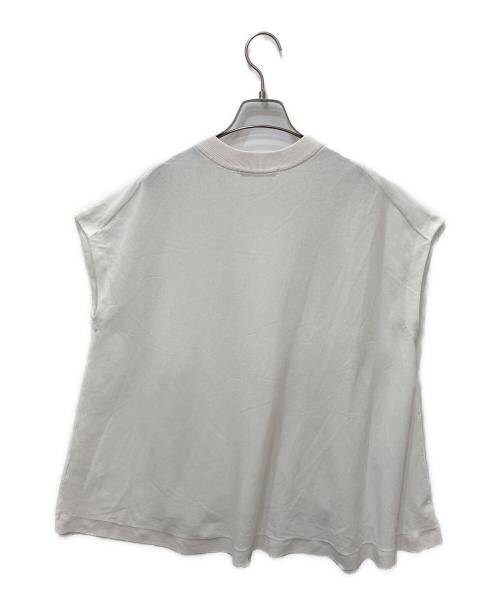 Curensology（カレンソロジー）Curensology (カレンソロジー) ニットフレアトップス ホワイト サイズ:Fの古着・服飾アイテム