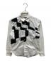 BLACK COMME des GARCONS（ブラックコムデギャルソン）の古着「チェッカーデザインシャツ」｜ホワイト×ブラック