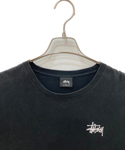 stussy（ステューシー）stussy (ステューシー) プリントTシャツ ブラック サイズ:XLの古着・服飾アイテム