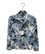 TORNADO MARTトルネードマート）の古着「クロコダイル柄シャツ」｜ブルー