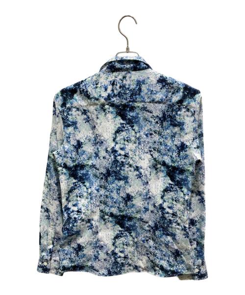 TORNADO MART（トルネードマート）TORNADO MART (トルネードマート) クロコダイル柄シャツ ブルー サイズ:Lの古着・服飾アイテム