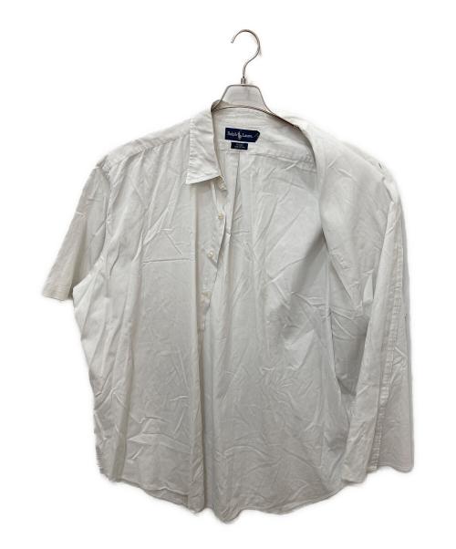 RALPH LAUREN（ラルフローレン）RALPH LAUREN (ラルフローレン) 半袖シャツ ホワイト サイズ:XXLの古着・服飾アイテム